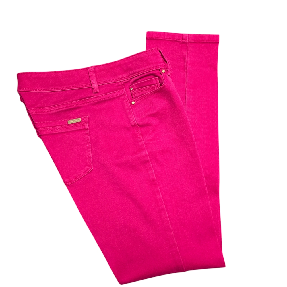 White House Black Market Pink Straight Leg Jeans